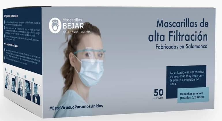 Mascarillas bejar caja 50 770