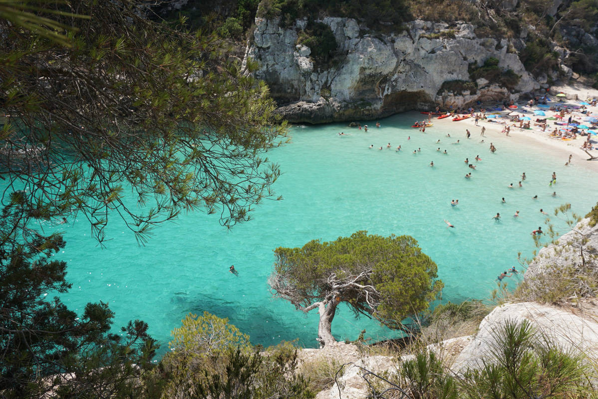 Cala Macarelleta em Menorca