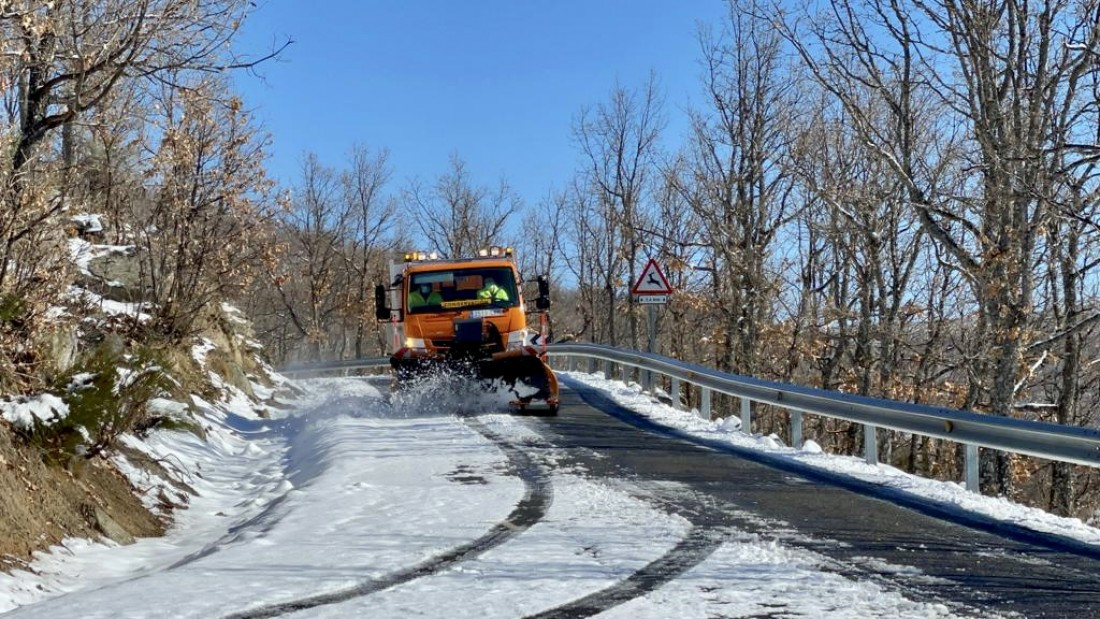 nieve carreteras provinciales avila