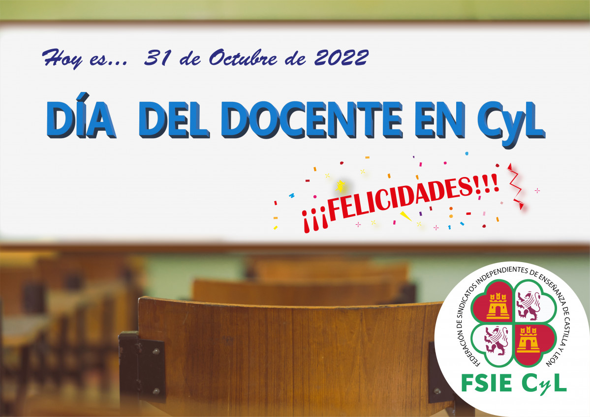 FSIE CyL imagen du00eda del docente 31 octubre cyl